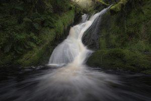 Beautiful waterfall in Co Wicklow